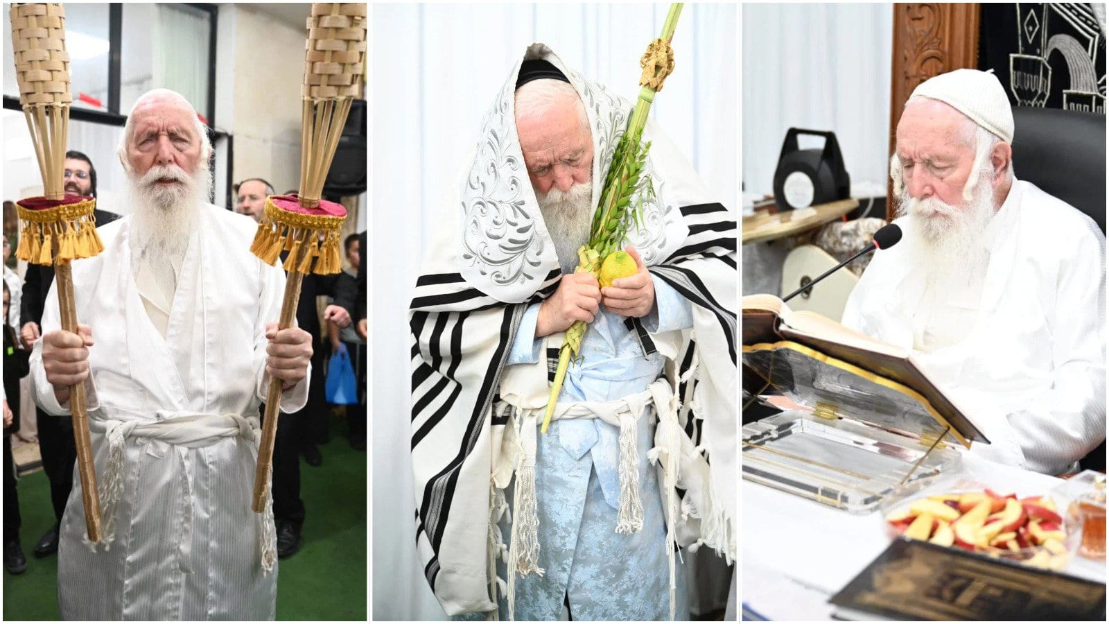 מלפידים ועד ארבעת המינים; כל רגעי ההוד של החג בצל הגרי"ד גרוסמן