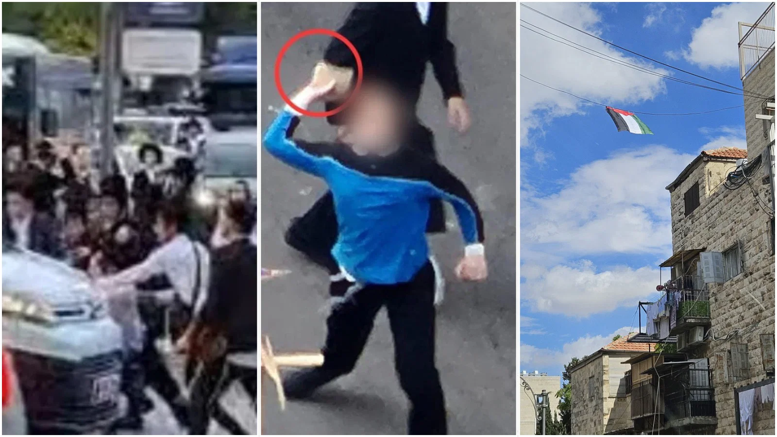 תיעוד דרמטי: כוח מסווה תפס ילד חרדי קטן מיידה אבנים במאה שערים