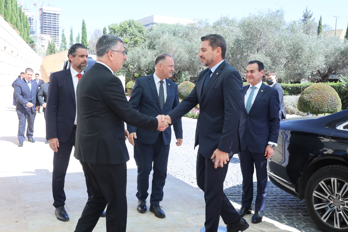 סער נפגש עם סגן נשיא פרגוואי: "מאז ה-7 באוקטובר אתם עומדים לצידנו"