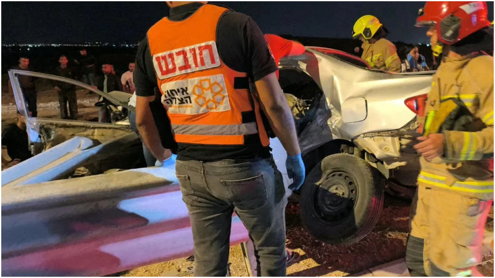 זירה מחרידה: בן 30 נהרג הערב בתאונה קשה וקטלנית בדרום