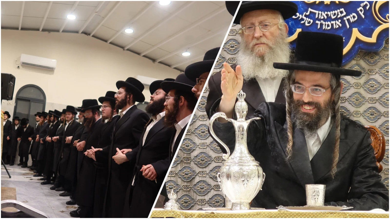 האברכים חזרו הביתה עם שי יוקרתי לאשה; מעמד כבוד התורה בזוועהיל