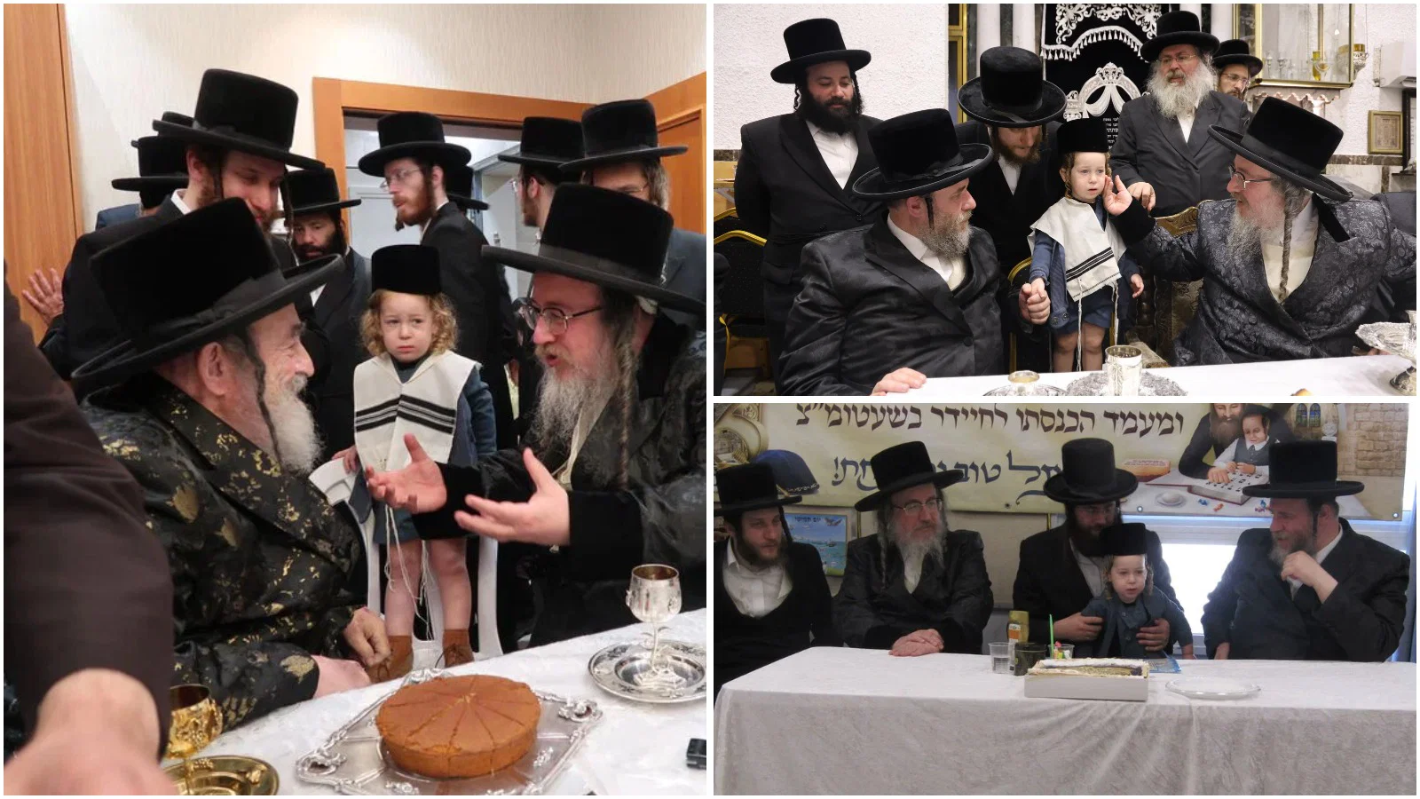 בשלושה מעמדי הוד; כך חגגו את שמחת החלאקה לבנש"ק מויז'ניץ וביאלה ב"ב