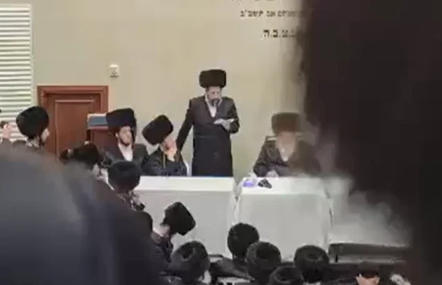 היסטוריה בקהילת הגר"ש אלתר: הגבאי הכריז בנוכחות רה"י להצביע יהדות התורה