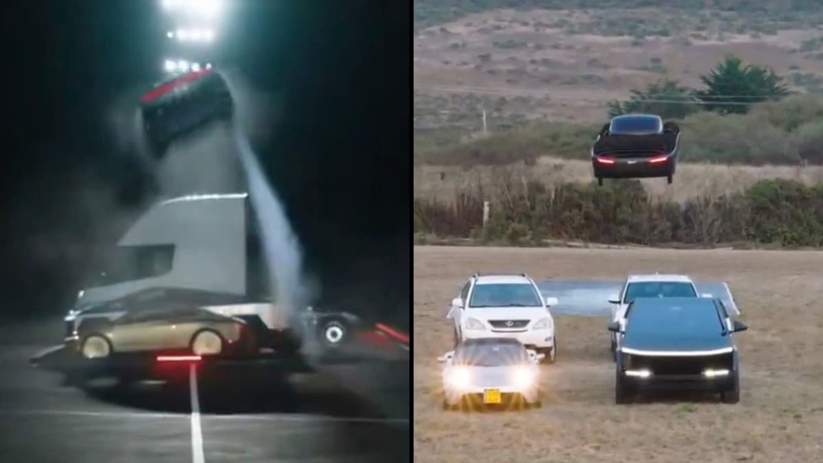 עקיצה לאילון מאסק: המכונית המעופפת שחלפה מעל רכבי טסלה