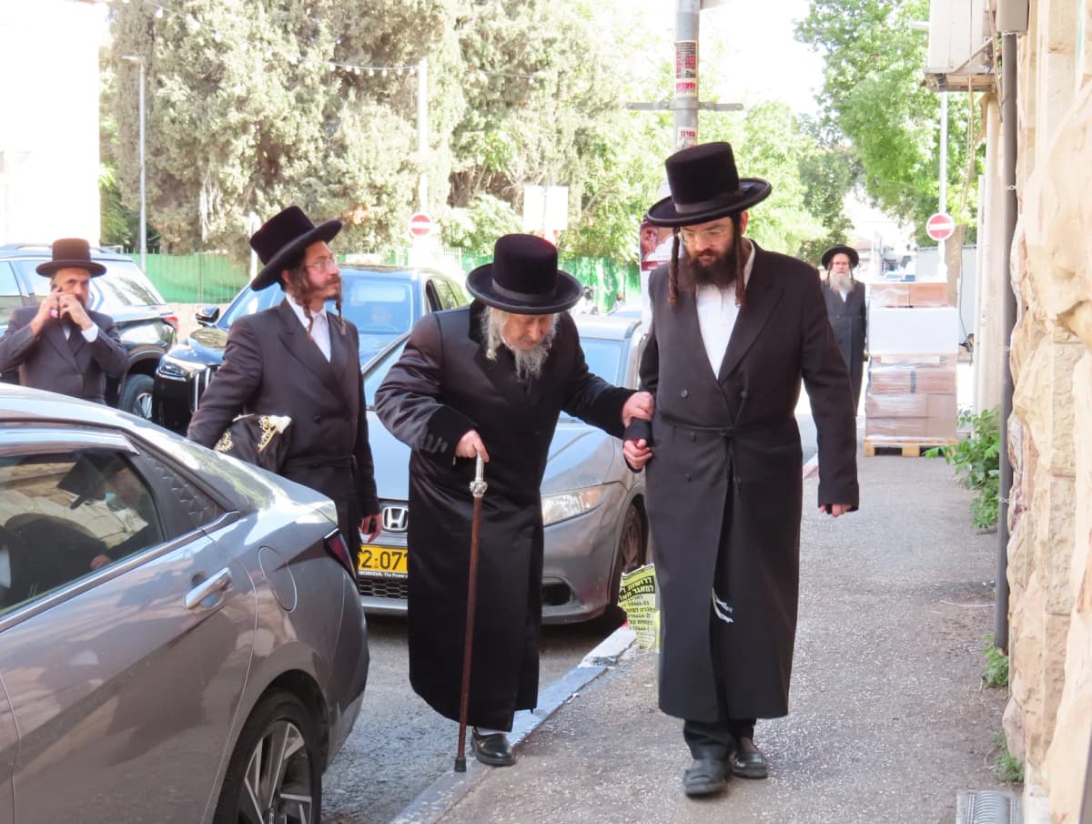 מארצות הברית לירושלים; האדמו"ר מבורו פארק בביקור הוד בארץ הקודש