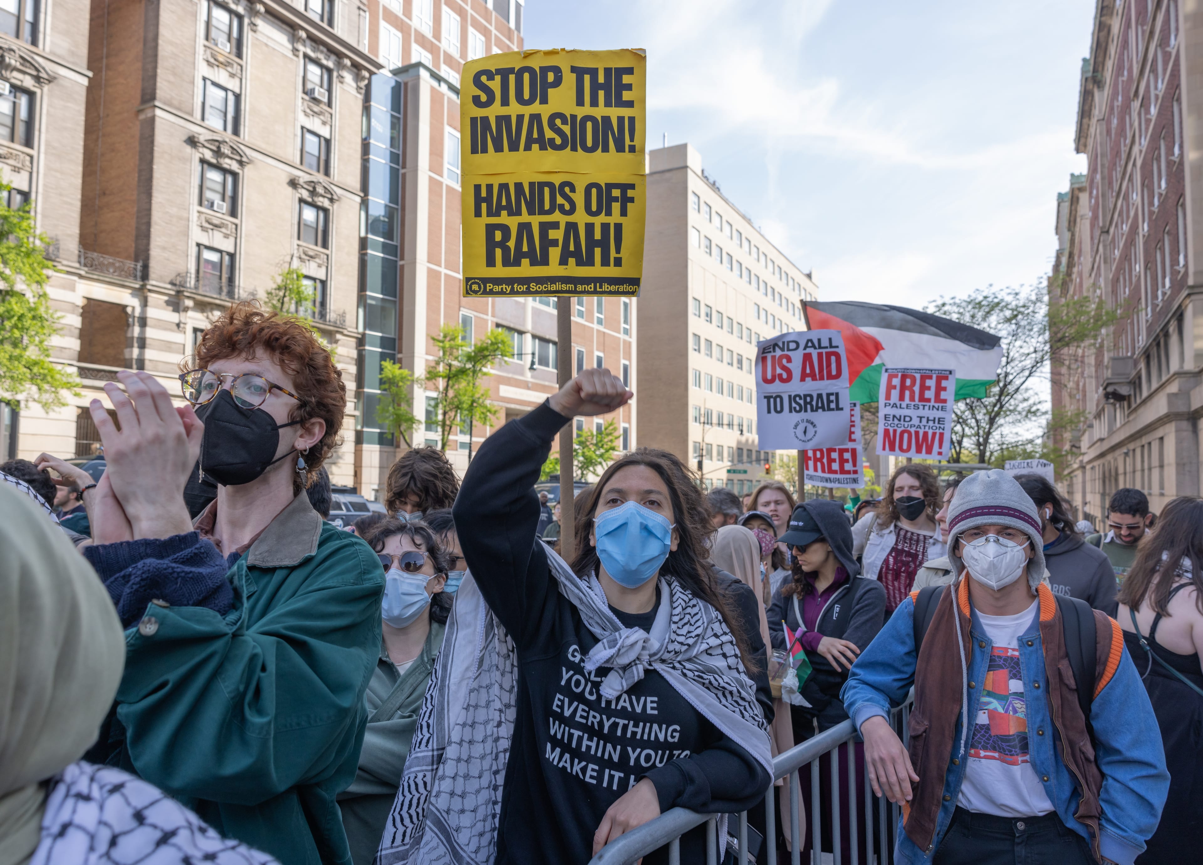 Columbia Rally on October 7 Anniversary Calls to Make Intifada Global