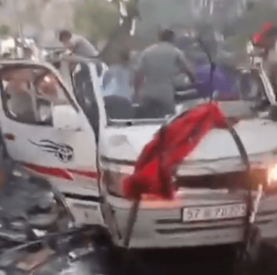 Explosive Device Detonates in Damascus Minivan; At Least 2 Killed, Multiple Wounded | WATCH