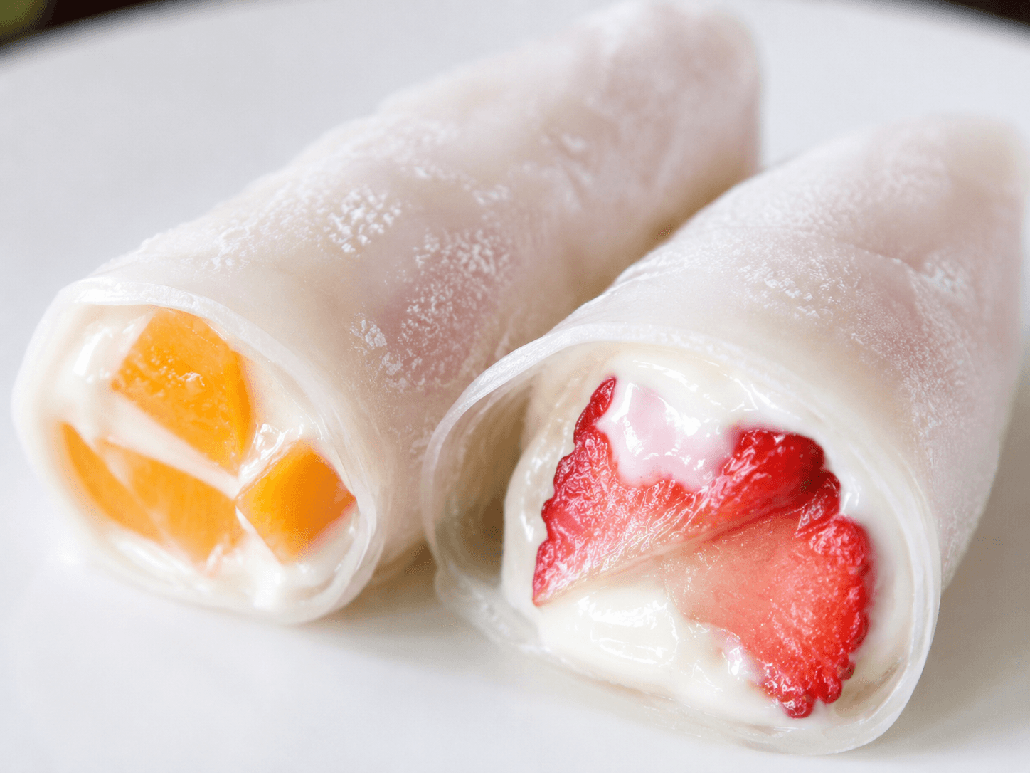 Rice Paper Dessert Rolls: A Simple Three-Ingredient Frozen Treat