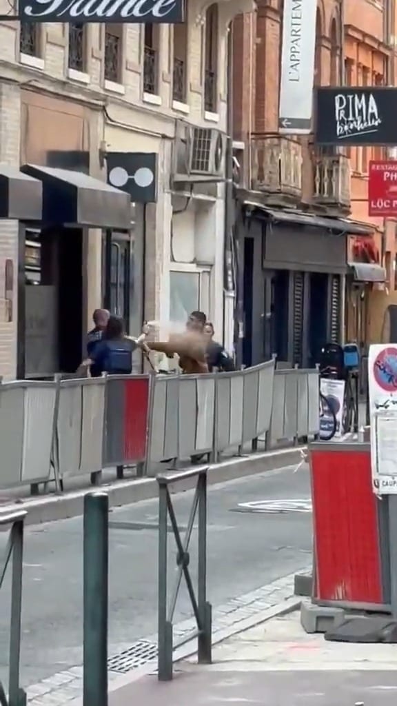 Two Police Officers Stabbed in Toulouse Attack; Suspect Shouted "Allahu Akhbar" | WATCH