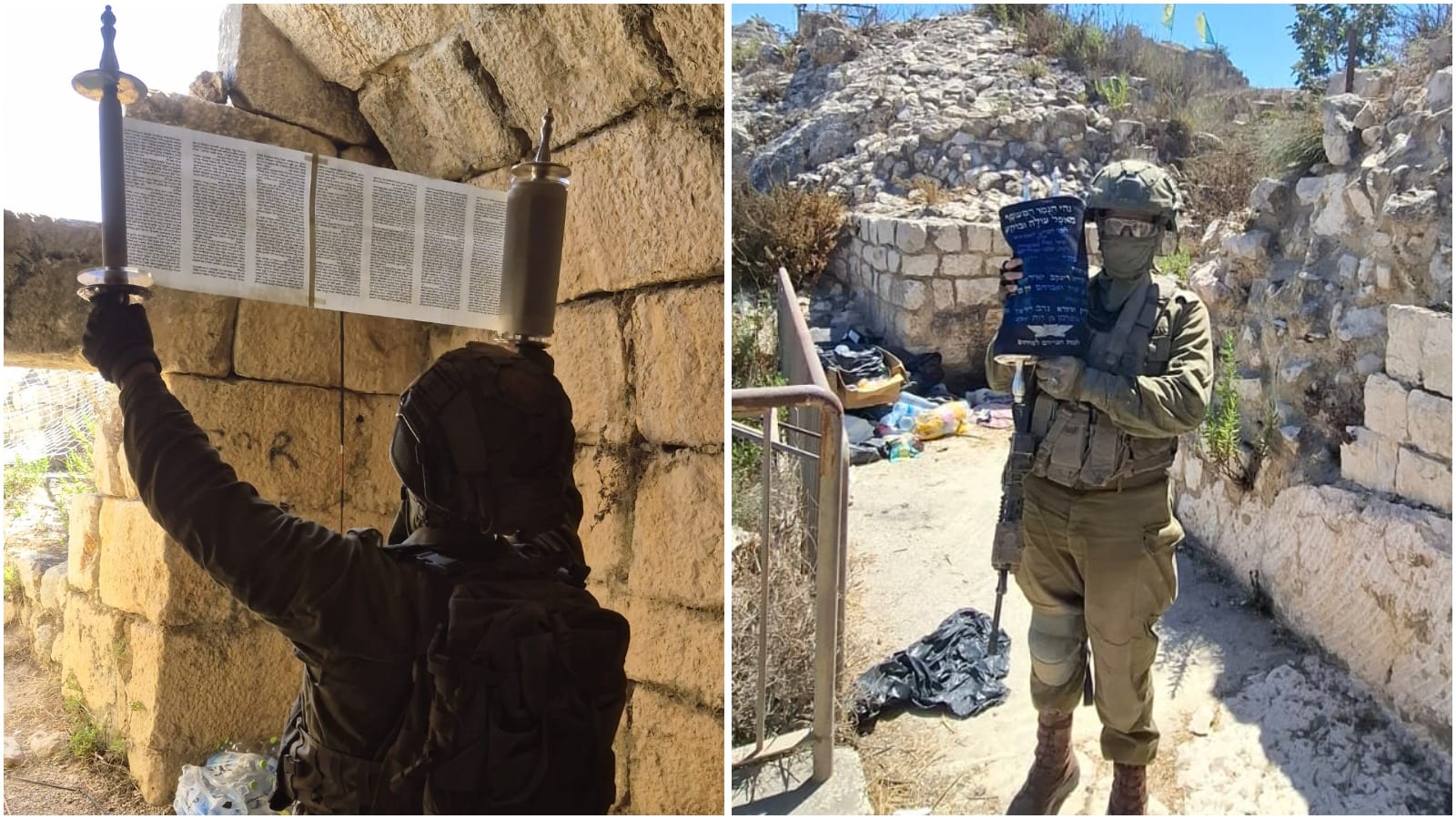 Torah Scroll Written for Fallen Golani Fighters Returns to Beaufort Castle After 44 Years