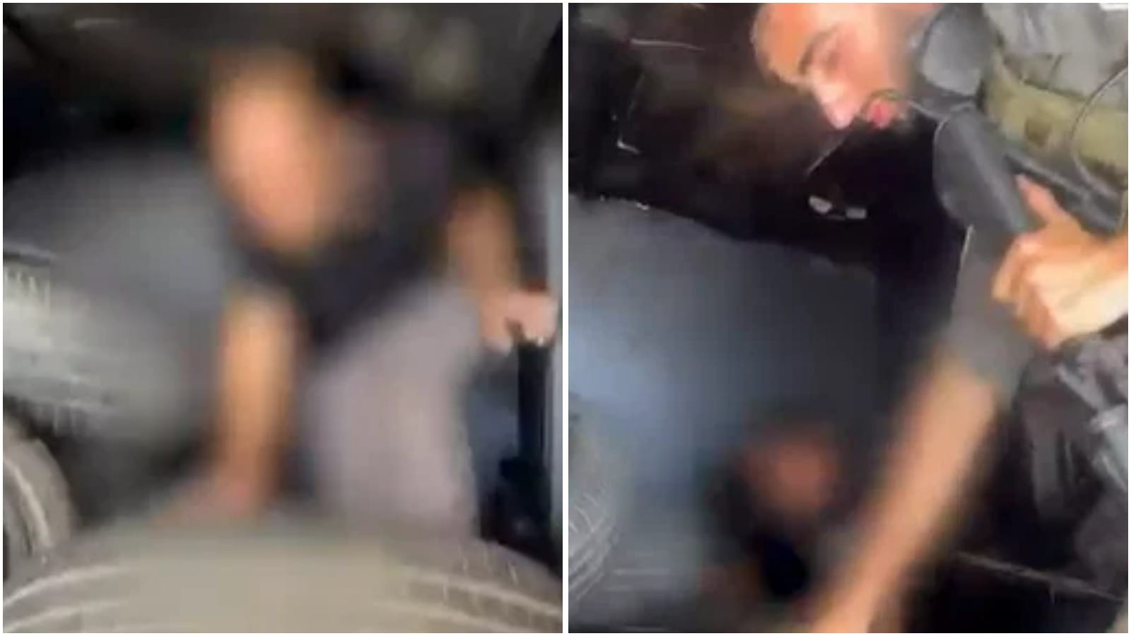 Border Police Uncover 11 Palestinians Hidden in Commercial Vehicle's False Compartment | WATCH