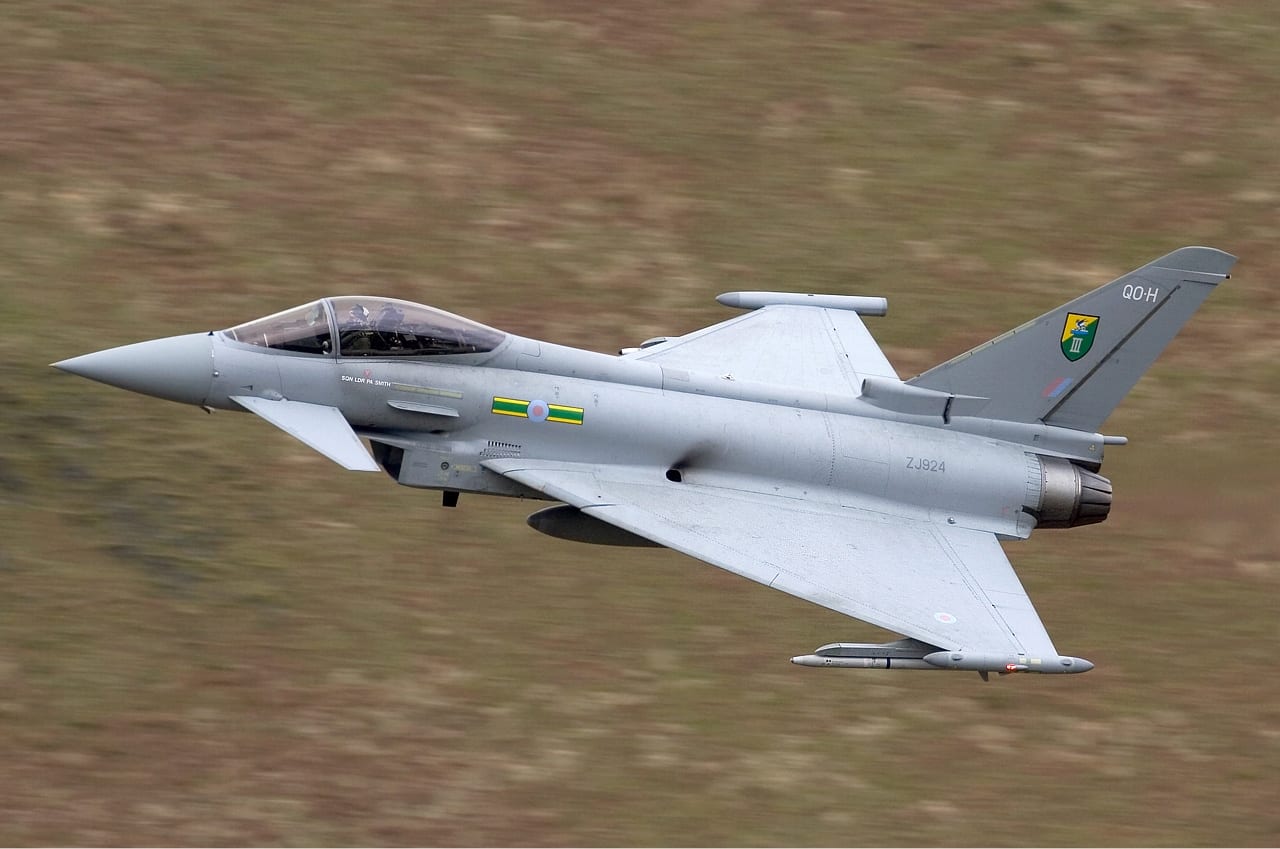 NATO Interception: Italian Eurofighter Shoots Down Drone Over Eastern Latvia