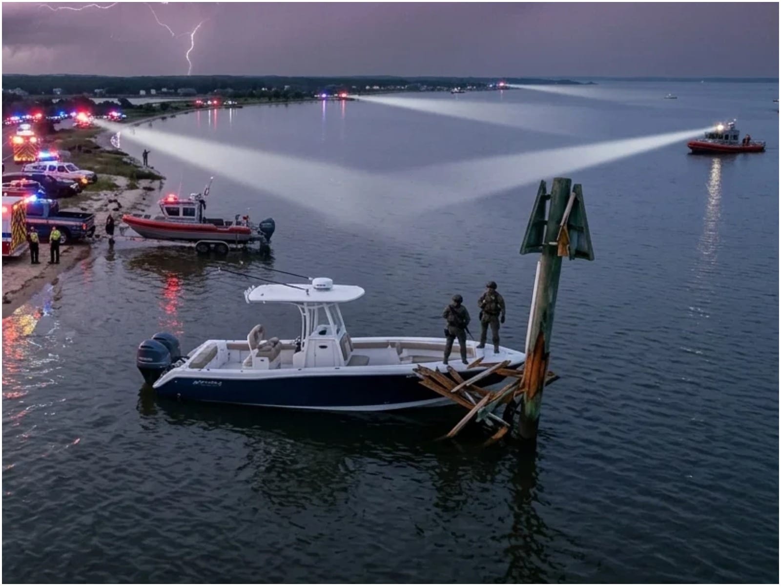 Grandfather Charged After Two Grandchildren Killed in Boating Crash
