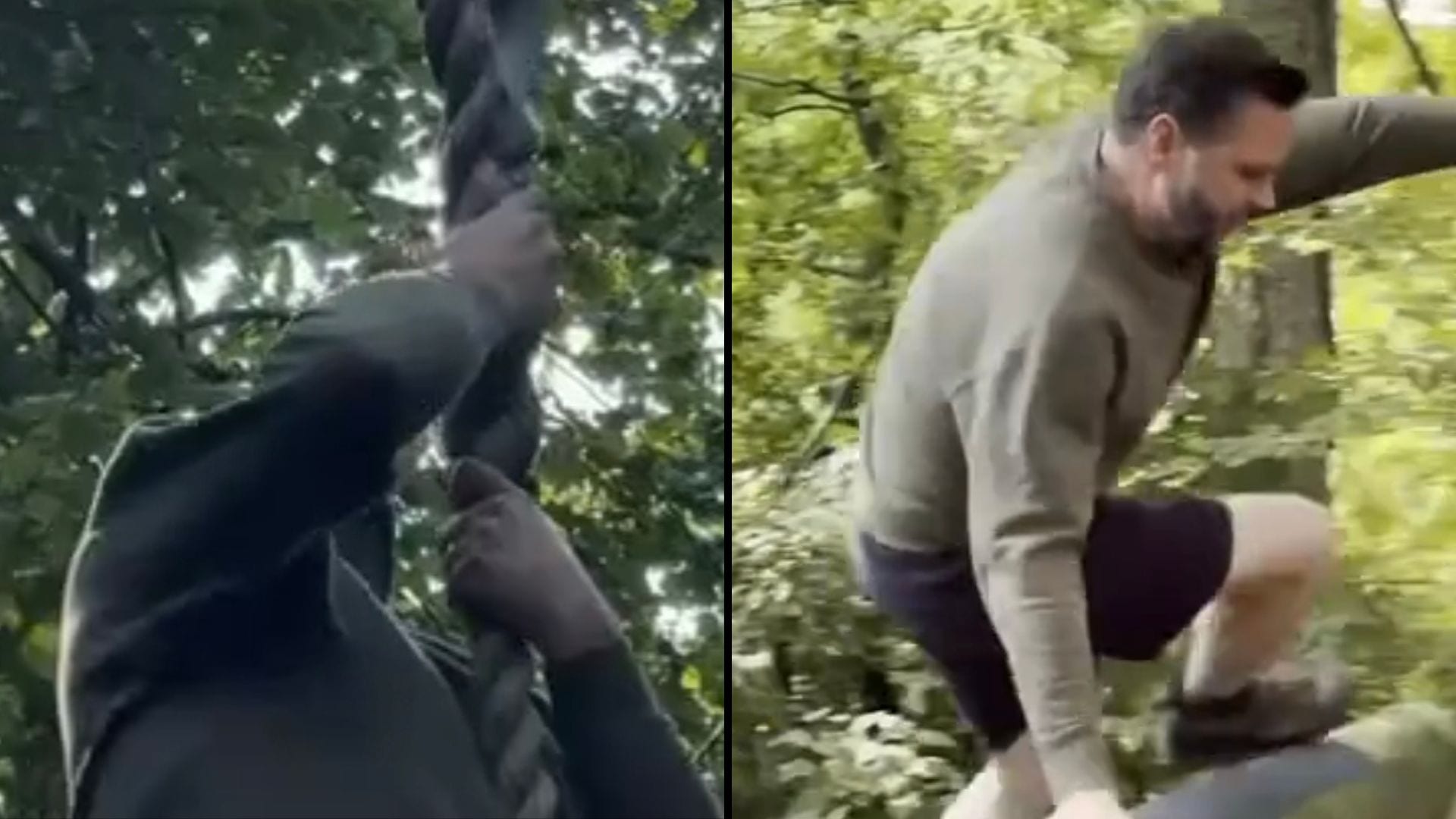 JD Vance Tackles Marine Corps Obstacle Course Nearly 20 Years After Service | WATCH