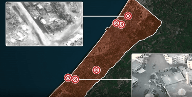 IDF and Shin Bet Strike Hamas Weapons Depots Hidden in Mosques Across Gaza | WATCH