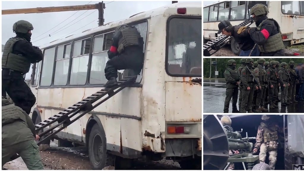 Russian Security Forces Stage Major Anti-Terror Drill Near Finnish Border