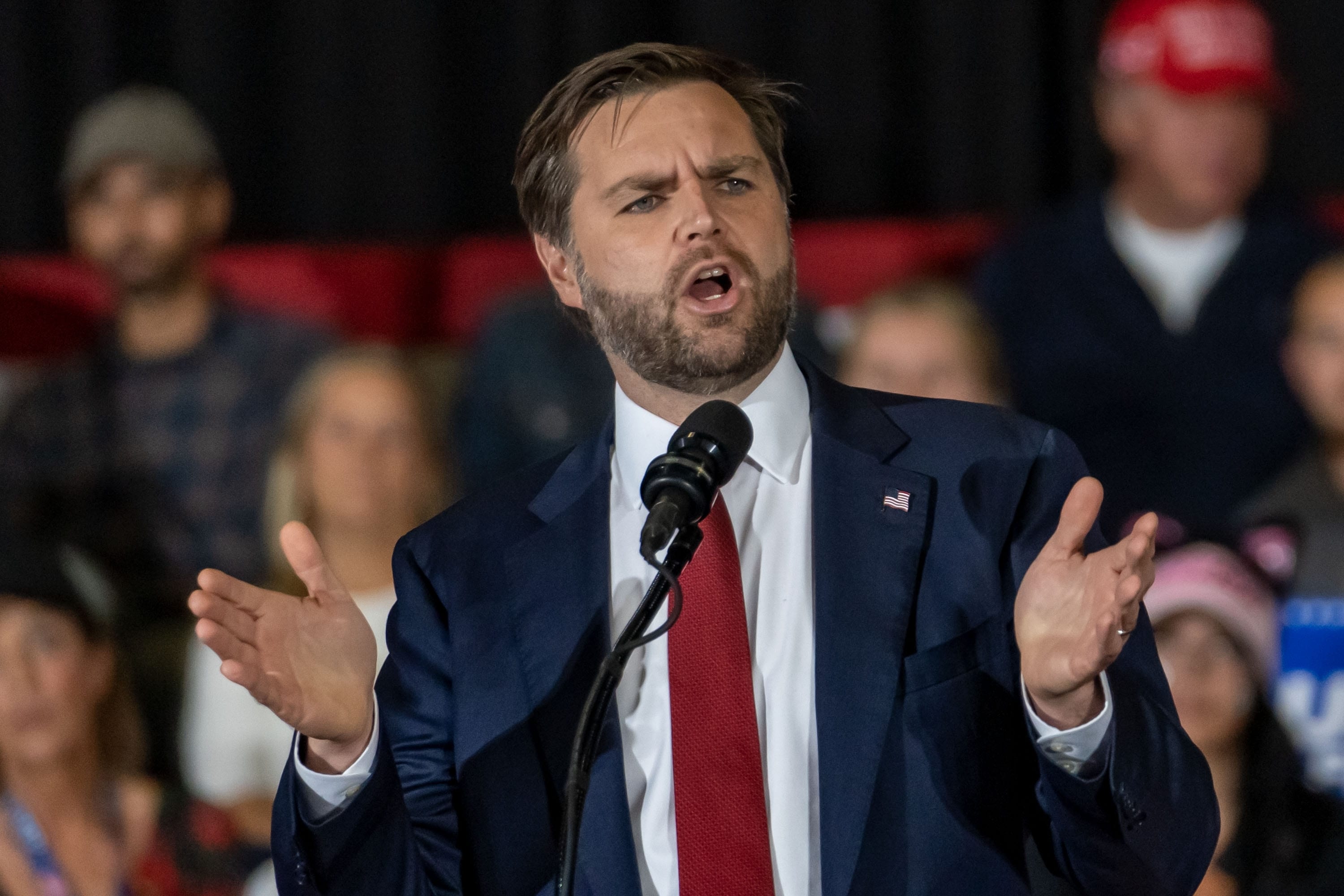 Vance Sidesteps Carlson Question at Republican Jewish Coalition Summit