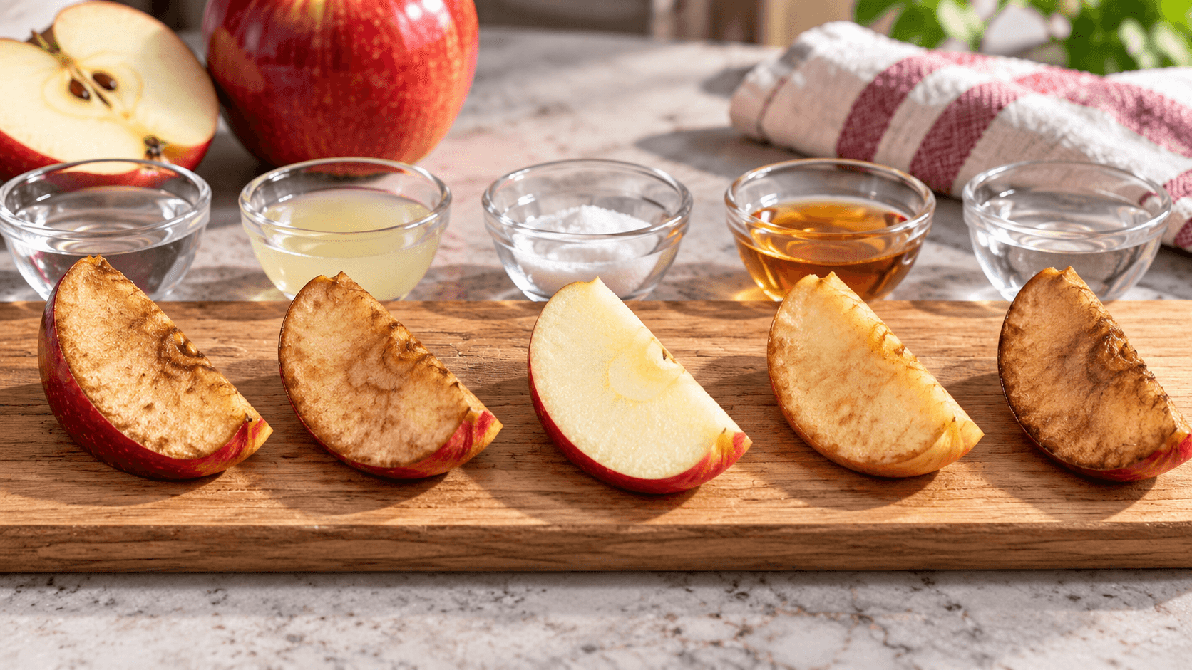Which Method Best Prevents Cut Apples From Browning? We Tested Five