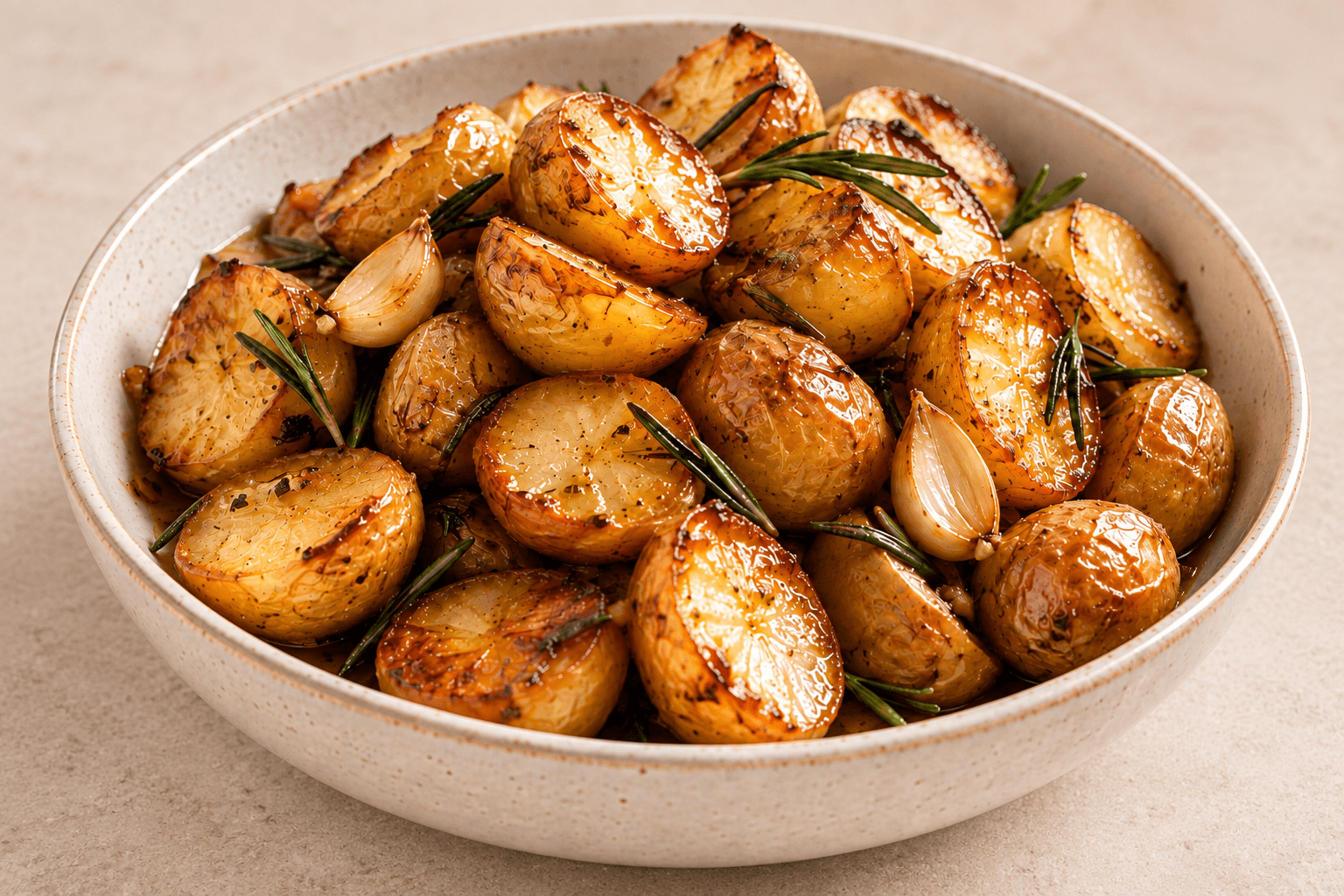 Honey-Roasted Sweet Potatoes with Rosemary