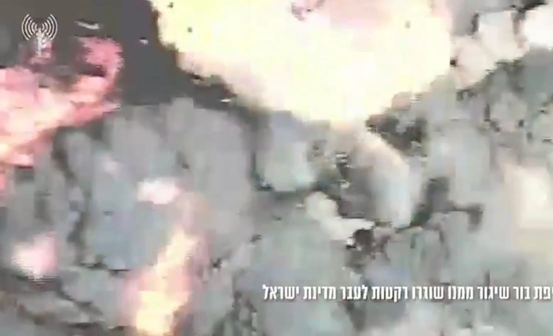IDF and Shin Bet Strike Hamas Weapons Depots and Rocket Launch Site in Gaza