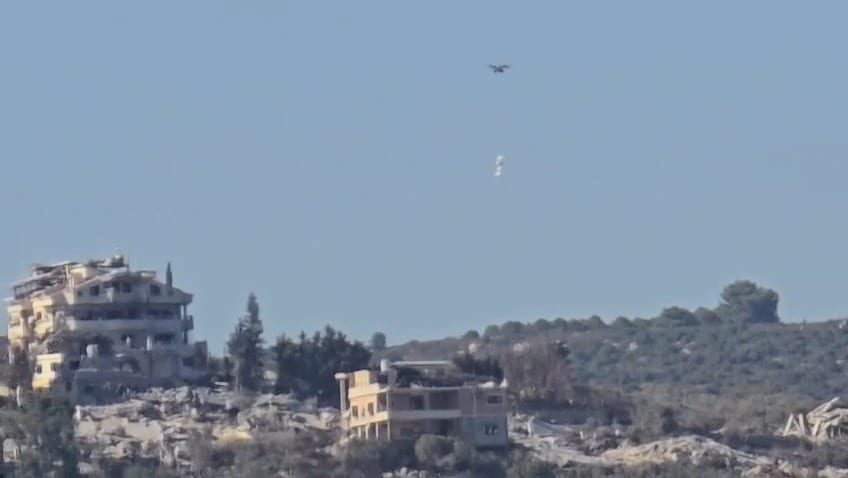 IDF Drone Footage Shows Strike on Southern Lebanon Village