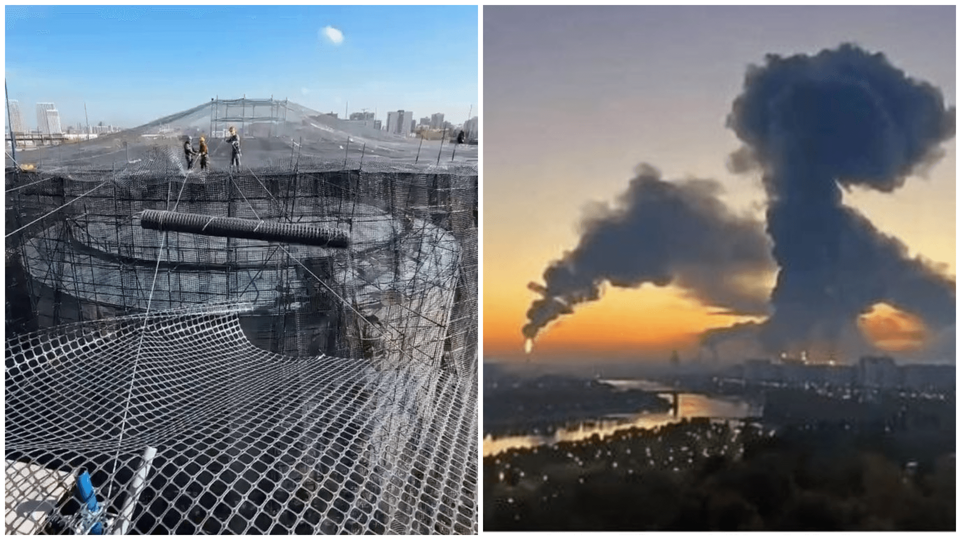 Russia Builds Giant Steel Cages Around Oil Refineries to Stop Drones