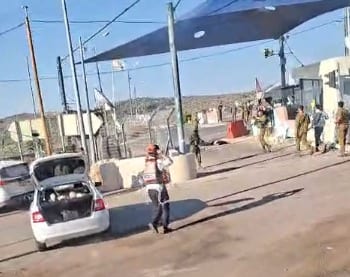 Terrorist Eliminated Seconds After Ramming Attack at Maccabim Checkpoint | Watch Footage