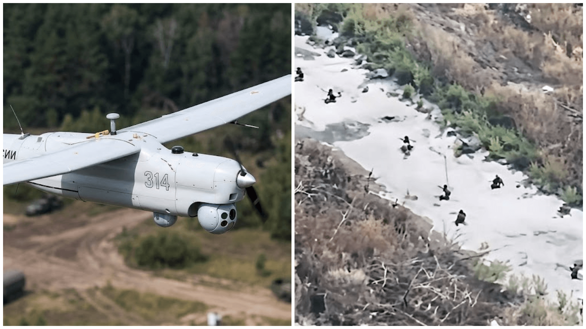 Russian Drone Reveals Hundreds of Ukrainian Attack Drones Lying in Wait