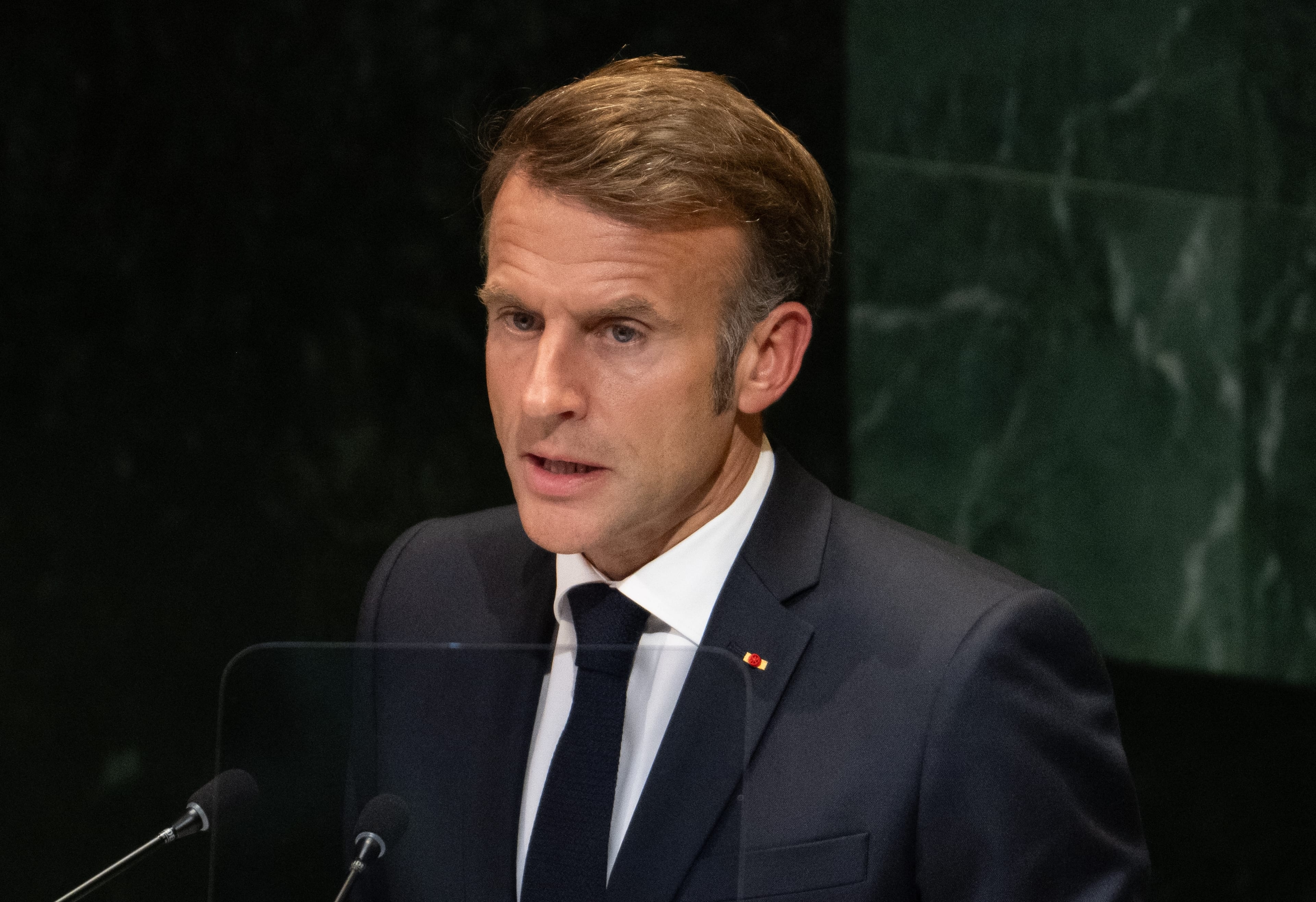 Macrons' UN Hamas Comment Causes Outrage in Israel