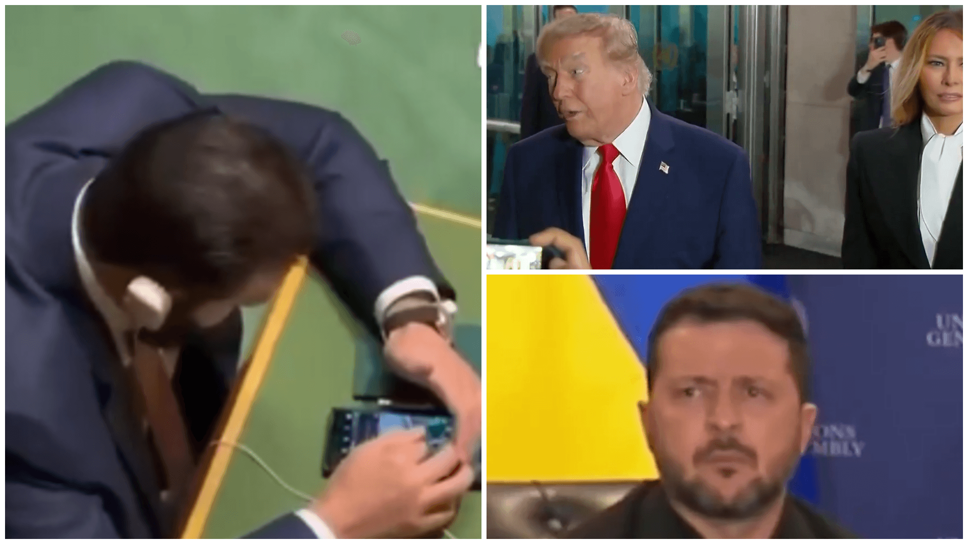 Zelensky's Faces, Al-Sharaa's Reels: The Viral Moments From the UN