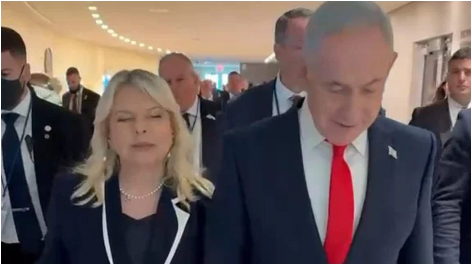 Netanyahu arrives at UN, asked how it feels to enter the house of lies