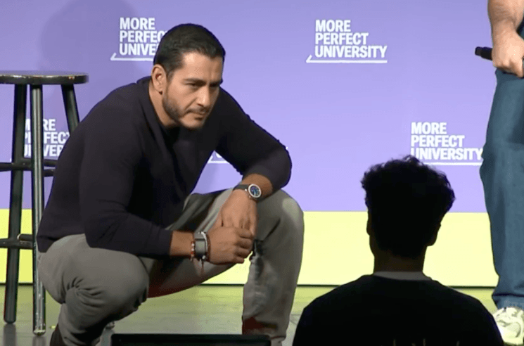 Persian student corners Democratic Senate candidate: My cousin was chased in Iran's streets
