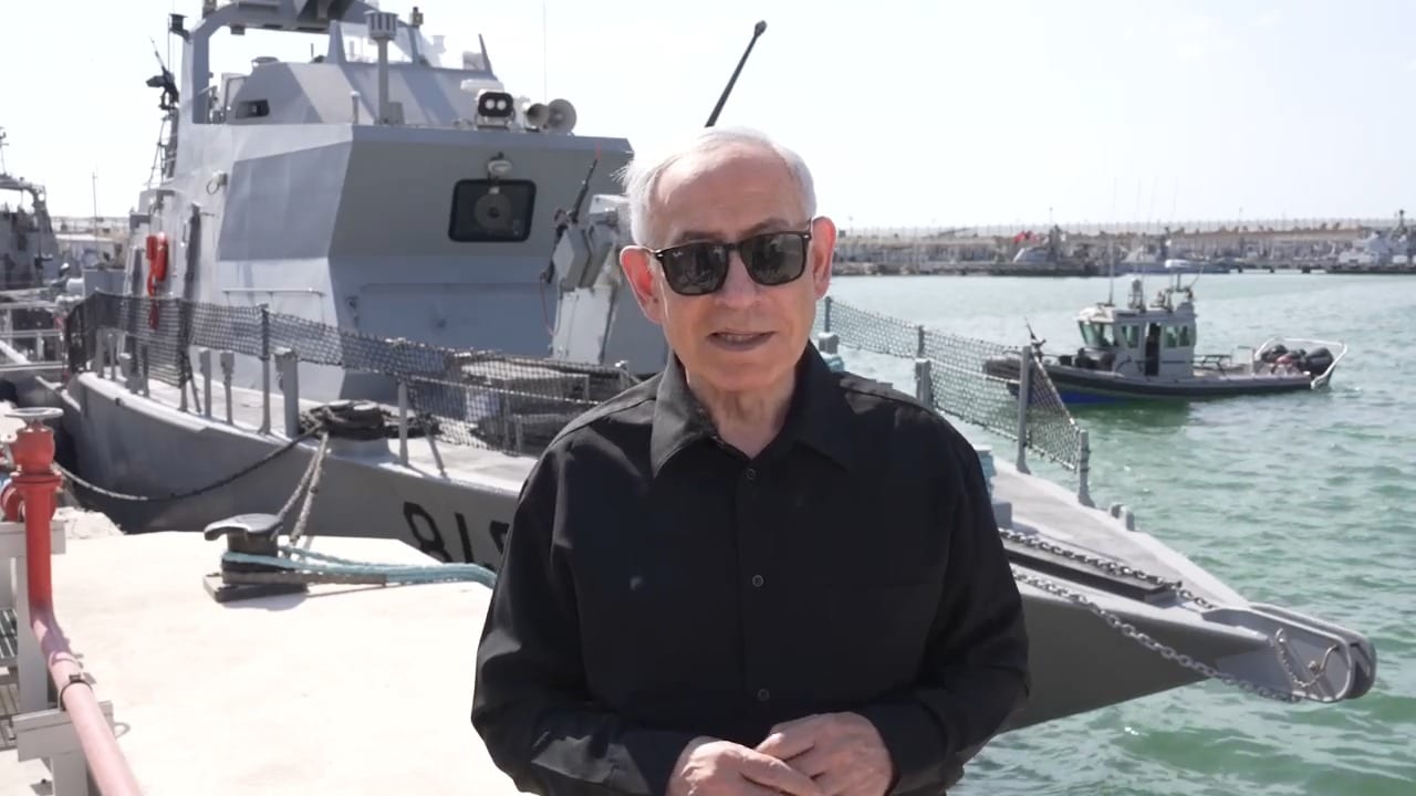 Netanyahu at Ashdod Naval Base: They Said They Want More - I Can't Say What