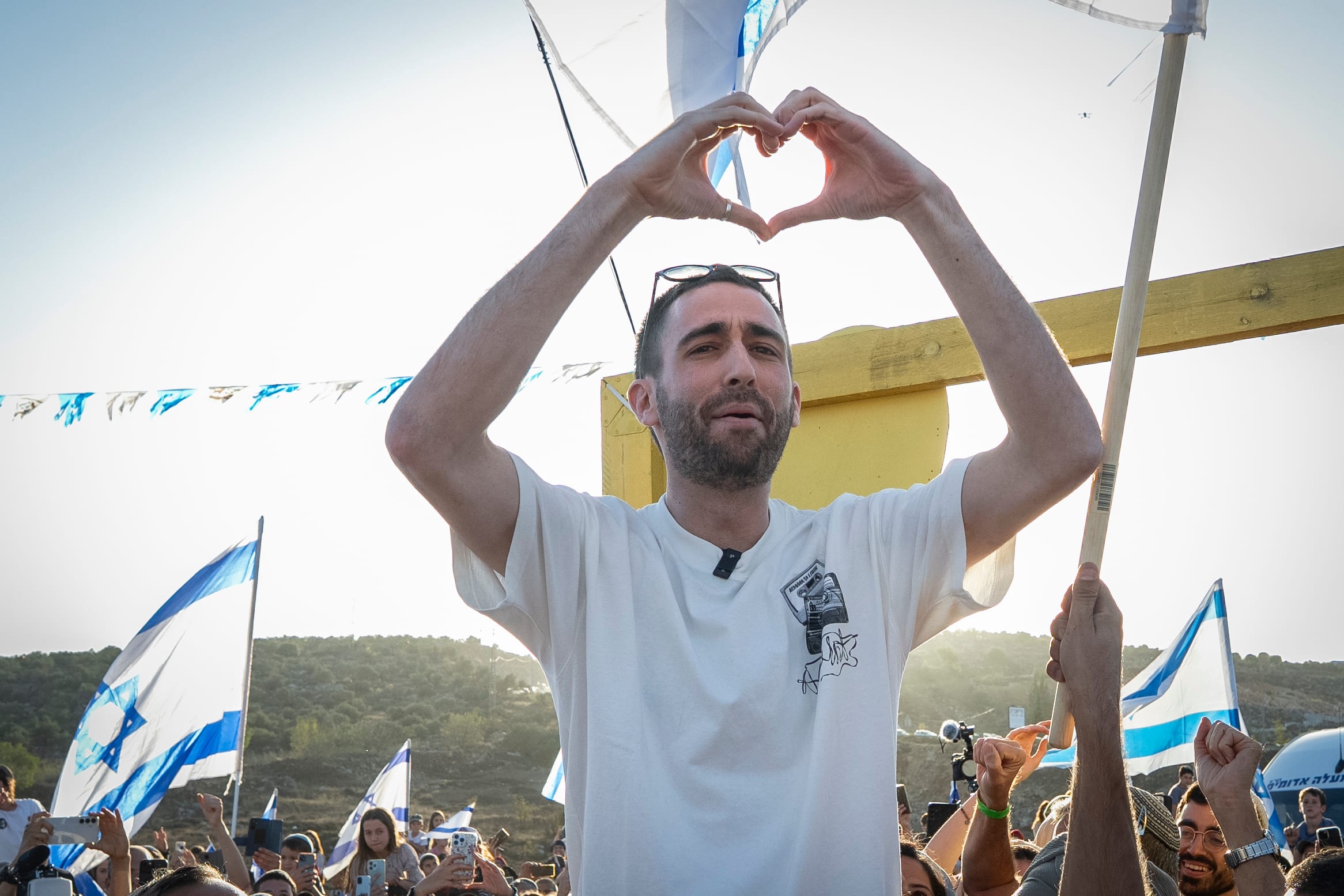 Avinatan Or Dug for Months to Escape Hamas. He Got Out for One Night