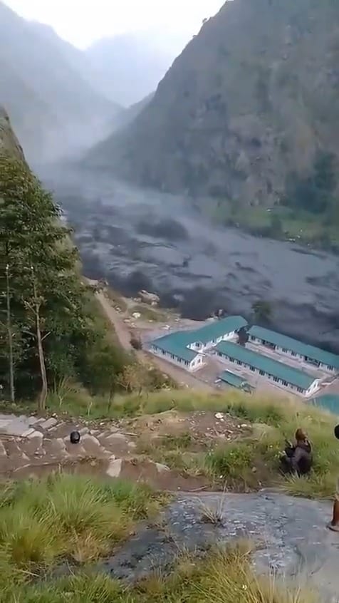 Nepal Landslide Blocks river, Sweeps Away Homes and Bridges