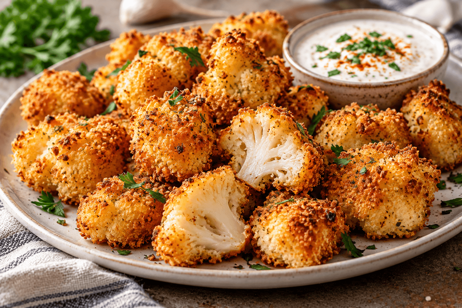 Crispy Cauliflower Nuggets Even Kids Will Eat