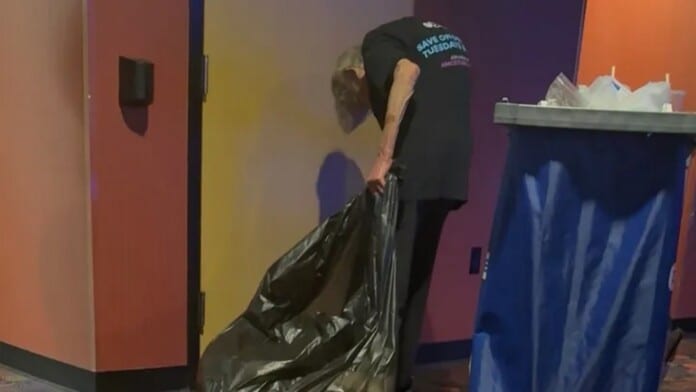 After 45 Years Cleaning a Cinema, Elderly Worker Receives Surprise of Her Life