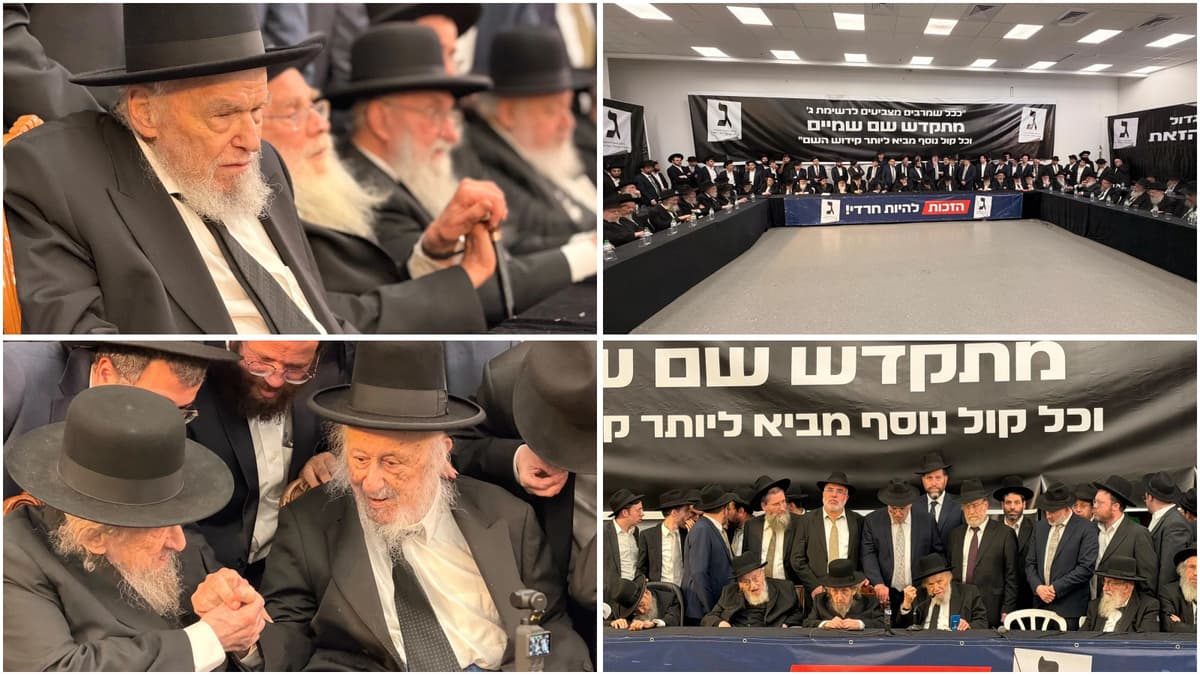 Gedolim Convene Emergency Gathering ahead of Elections