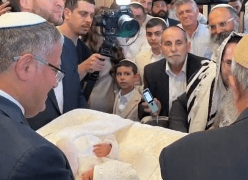 Minister Wasserlauf Celebrates Bris for Fourth Son
