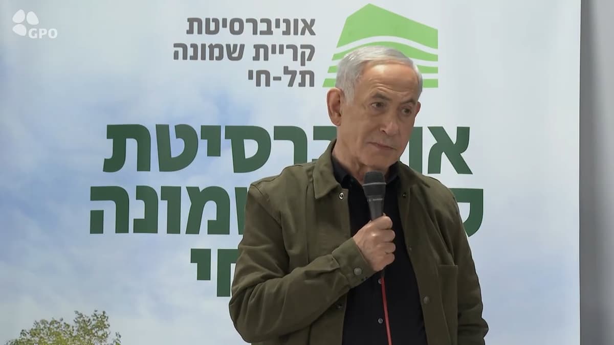 Netanyahu Vows to Topple Iranian Regime: "That's the Only Way"