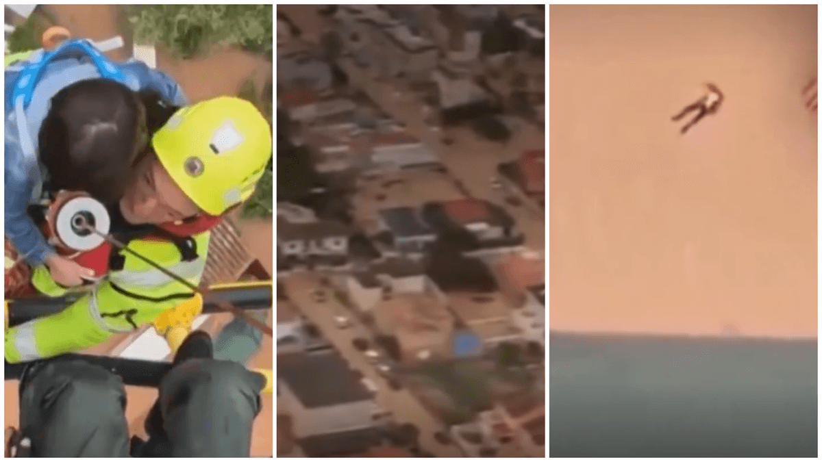 Spain Floods: Helicopters Rescue Children from Rooftops during Deadly Storm