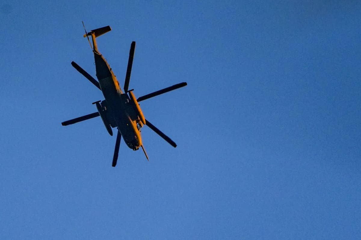IDF Helicopters Filmed on Low-Altitude Reconnaissance Flights Over Southern Syria