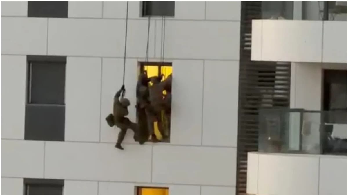 Woman Barricaded on 11th Floor Threatens to Jump — Yamam Rappels From Roof, Ends Standoff in Seconds