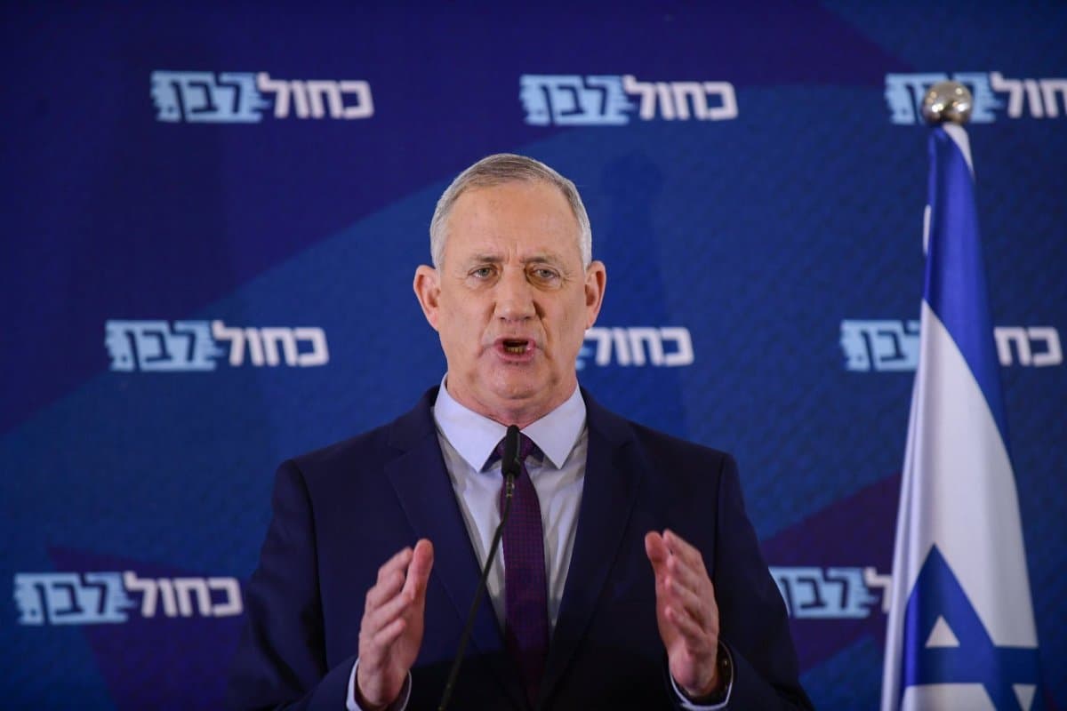 שבוע לפני הבחירות: גנץ בהודעה דרמטית