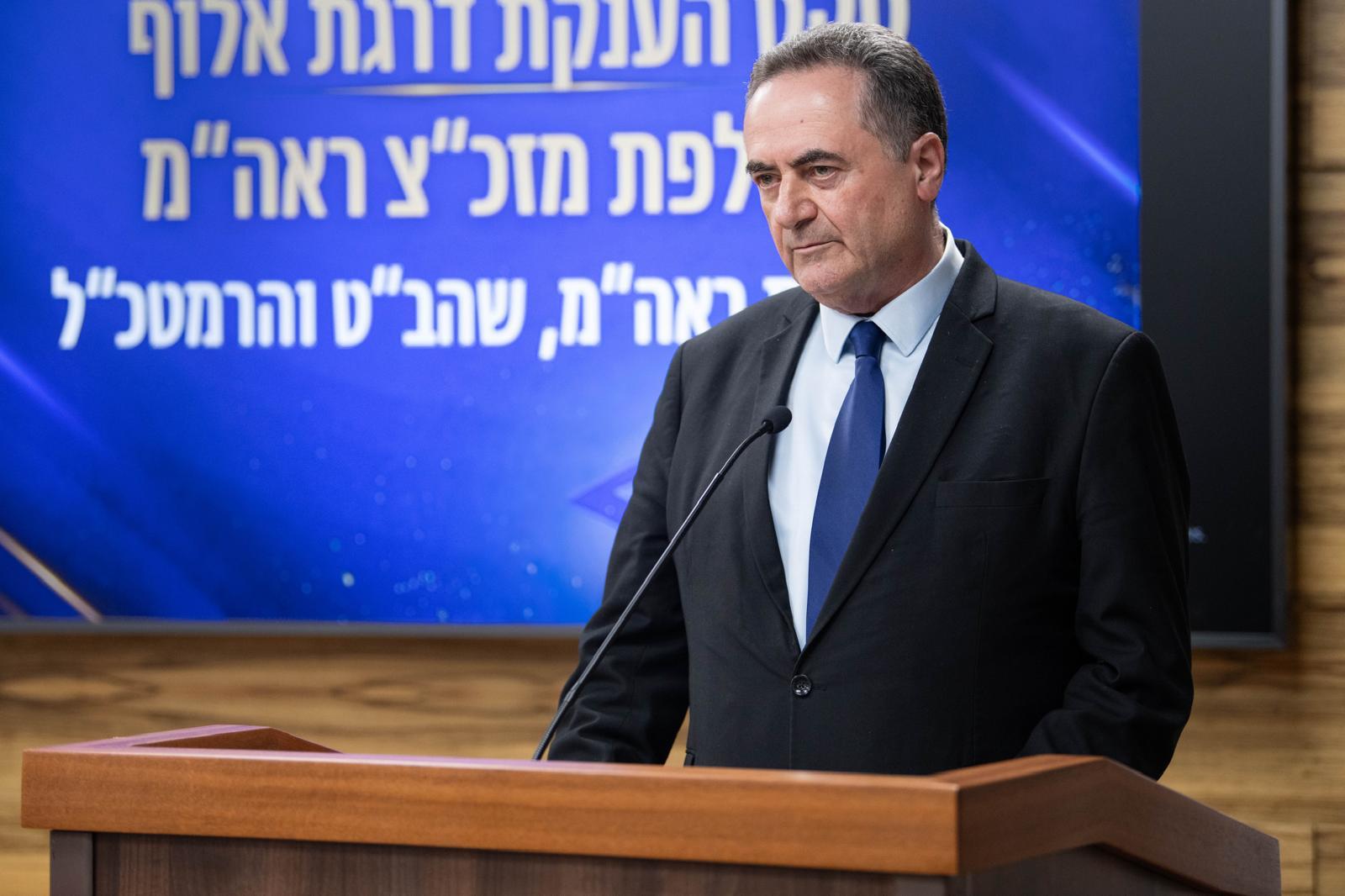 כ"ץ בתגובה ראשונה לסערה: "שקר מוחלט"