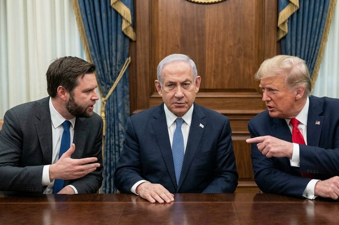 ואנס: טראמפ הוא הנשיא הראשון ב-40 שנה שהלך בדרך נפרדת משל נתניהו
