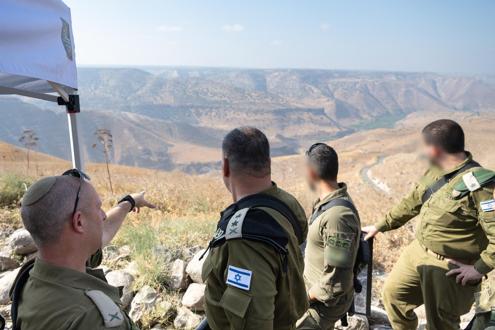 הרמטכ"ל בסוריה: "לא נאפשר לכוחות עוינים להתבסס"