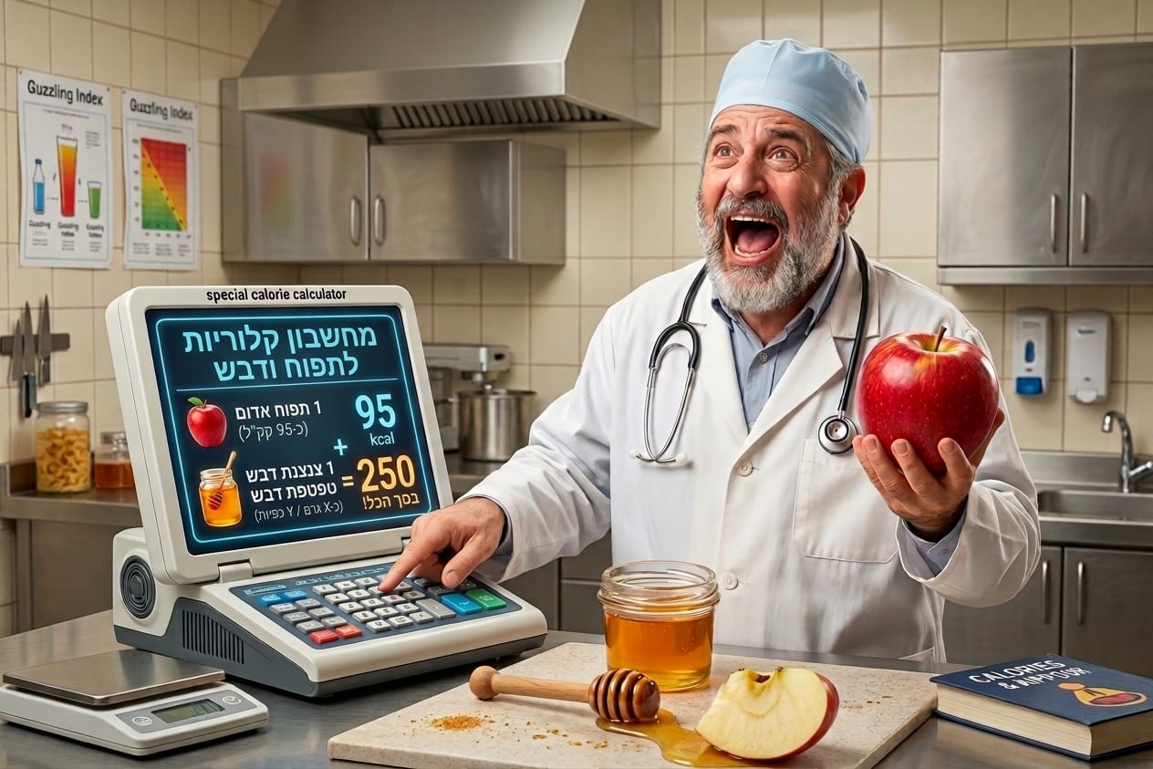 מחשבים מראש: כמה קלוריות יש במאכלי ראש השנה?