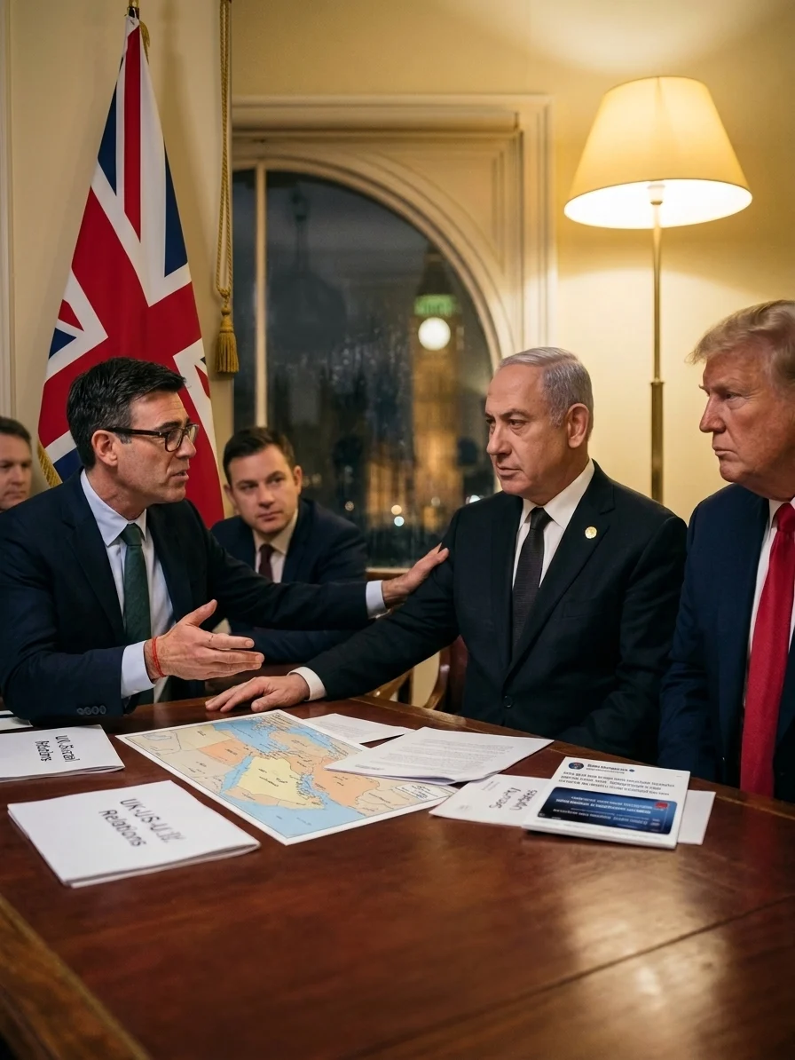 חוששים מטראמפ וישראל: הבריטים מרגיעים מאחורי הקלעים