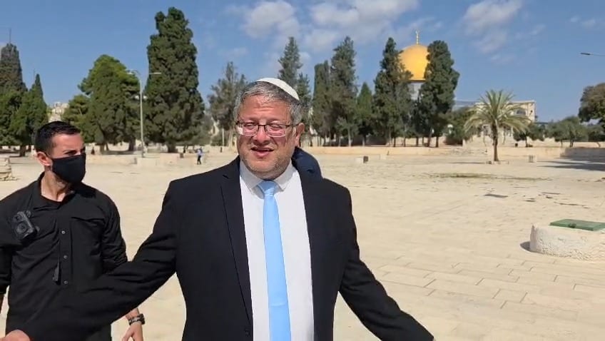 בן גביר בהר הבית: "חמאס רצה להביס אותנו, היום אנחנו בעלי הבית בהר"
